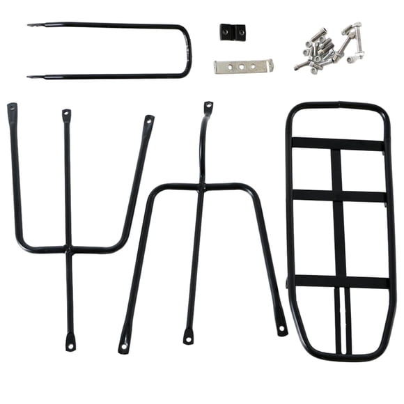 Soporte de carga para bicicleta, soporte Universal para equipaje trasero de bicicleta, capacidad de 75kg, de liberación rápida para carretera