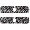 thumbnail image 2 of Coolnut 2 Pack Faucet Mat Splash Guard for Kitchen Sink, Leopard Skin Faucet Handle Drip Catcher Tray Absorbent Mat Fast Dry Mat for Kitchen, Bathroom, 14"x5", 2 of 7