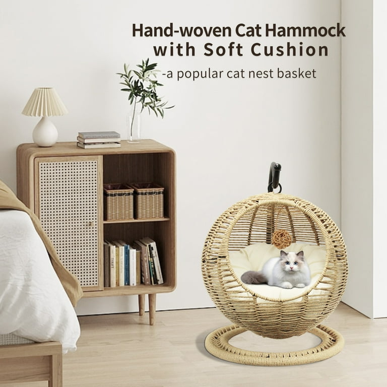 Cat wicker swing chair hot sale