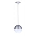 thumbnail image 2 of Craftmade ZA3411-MN Evie Outdoor Sphere Pendant, 1-Light 60 Watt, 8"H x 8"W, Midnight, 2 of 7