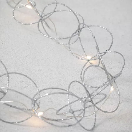 Sullivans Led Hoop Garland 72"L Silver