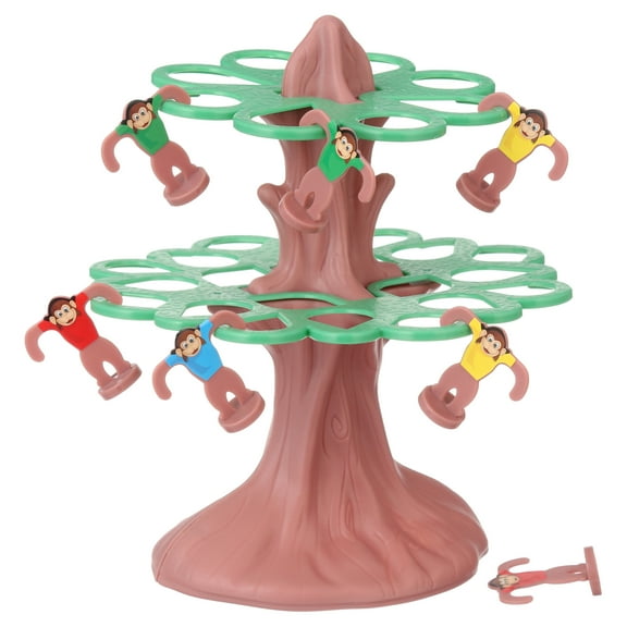 Pressman Jumpin' Monkeys Game - Catapult Your Monkeys Into the Tree to Win