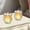 Clear, variant on Flower Shaped Tea Light Candle Holder – Romantic Retro Transparent Glass Candle Jar for Wedding and Party Table Centerpieces, 2 Pack