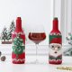 thumbnail image 2 of Christmas Wine Bottle Cover, Christmas Home Decorations Wine Bottle Cover, Christmas Table Decoration Wine Bottle Cover, For Christmas Wine Bottle Dec, 2 of 5