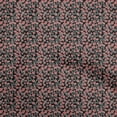 thumbnail image 1 of oneOone Polyester Spandex Black Fabric Floral Sewing Craft Projects Fabric Prints By Yard 56 Inch Wide, 1 of 5