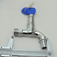 thumbnail image 5 of Grifo de cobre con cerradura de tira con llave, grifo de cobre con cerradura antirrobo para exteriores, grifo para sala de alquiler, 5 of 5