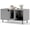Grey, variant on BarefHaven Double Litter Box Enclosure, 40 Inch Hidden Cat Washroom with Detachable Scratching Board, Metal Legs, Indoor Pet House End Side Table, Cat Litter Box Furniture for 2 Litter Box (White)