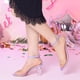 thumbnail image 2 of Sandalias de Tacón Allegra K Correa de Tobillo Tacón de bloque transparente Mujer Morado claro 39, 2 of 7