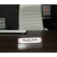 thumbnail image 4 of Printtoo Personalized Desk Name Plate Pretty Floral Custom Acrylic Office Desk Name Plate Accessory 2x8 Inches, 4 of 5