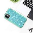 thumbnail image 4 of Allytech iPhone 11 (6.1") Case, Slim Fit Heavy Duty Shockproof Protection Hard Plastic Silicone Bumper Hybrid Shock Absorbent Wireless Charing Support TPU Back Cover Case for Apple iPhone 11, Green, 4 of 5