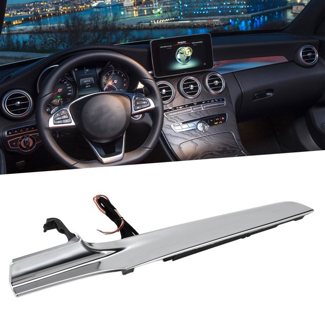 Passenger Dashboard Trim, Dashboard Ambient Light 3 Colors Rugged Plug And Play For Car Replacement For - C GLC-Class W205 X253 2015-2018