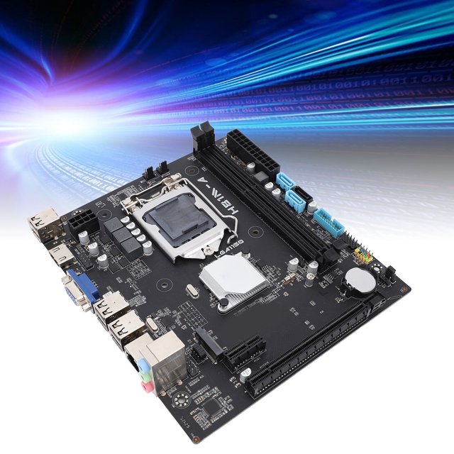 Carte mère, DDR3 VGA HD Multimedia Interface NGFF M.2 GAMING Motherboard 1920x1080 60Hz ATX pour PC