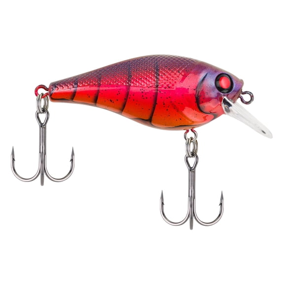 Berkley SquareBull Fishing Lure, Special Red Craw, 3/8 oz