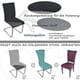 thumbnail image 5 of Toystoory 6 pack/lote funda elástica suave y cómoda para silla con poliéster disfruta de un asiento acogedor Decoración del hogar, 5 of 6