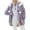 Purple, variant on Cozy Reversible Jacket With Zipper Hood Cute Solid Color Women's Outerwear Korean Style Warm Fashion winter coats for women