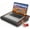 Dark Brown, variant on Laptop Lap Desk, Portable Large Laptop Desk for Bed, Up to 17 in Lap Table with Wrist Rest, Mouse Pad, Tablet Phone Slot, Portable Handle, Lap Tray with Cushion (Dark Brown)