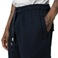thumbnail image 2 of Pro Club Men's Heavyweight Fleece Cargo Pants, 4X-Large, Navy, 2 of 3