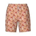 thumbnail image 4 of Lsque Mens Swim Trunks Mushroom Pattern - Bathing Suit Compression Liner - Beach Swim Shorts Swimwear - (S-3XL) - Stretch Quick Dry -XX-Large, 4 of 9