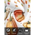 thumbnail image 7 of Orange Pumpkins Fall Cloth Napkins Set of 6 Reusable Dinner Napkins, Yellow Maple Leaf Thanksgiving Cocktail Napkin Washable Table Napkins for Wedding/Holiday Party/Baby Shower 20"x20", 7 of 7