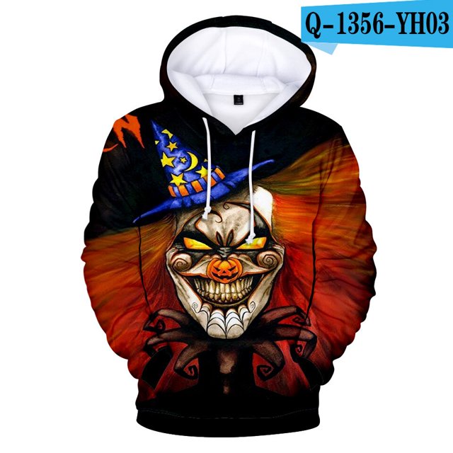 Sudaderas con capucha de Cosplay de Halloween, chaqueta informal para niños y adultos, tallas para niños, jersey de calabaza, Jersey Unisex06XXXL Deng Xun unisex