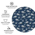 thumbnail image 3 of KLL Sea octopus Drink Coasters Set of 4,PU Leather Absorbent Coasters Set Decorative Coffee Cup Coasters Housewarming Gift for Home Decor-Round Shape, 3 of 6