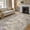 Gold Brown, variant on UERMEI 8'x10' Washable Area Rugs for Living Room, Modern Abstract Printed Carpet, Non Slip Indoor Rug for Bedroom Home Decor Carpets, Grey Gold