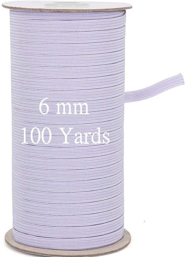 Elastic Band for Sewing Elastic Cord Braided Elastic Rope Elastic Spool
