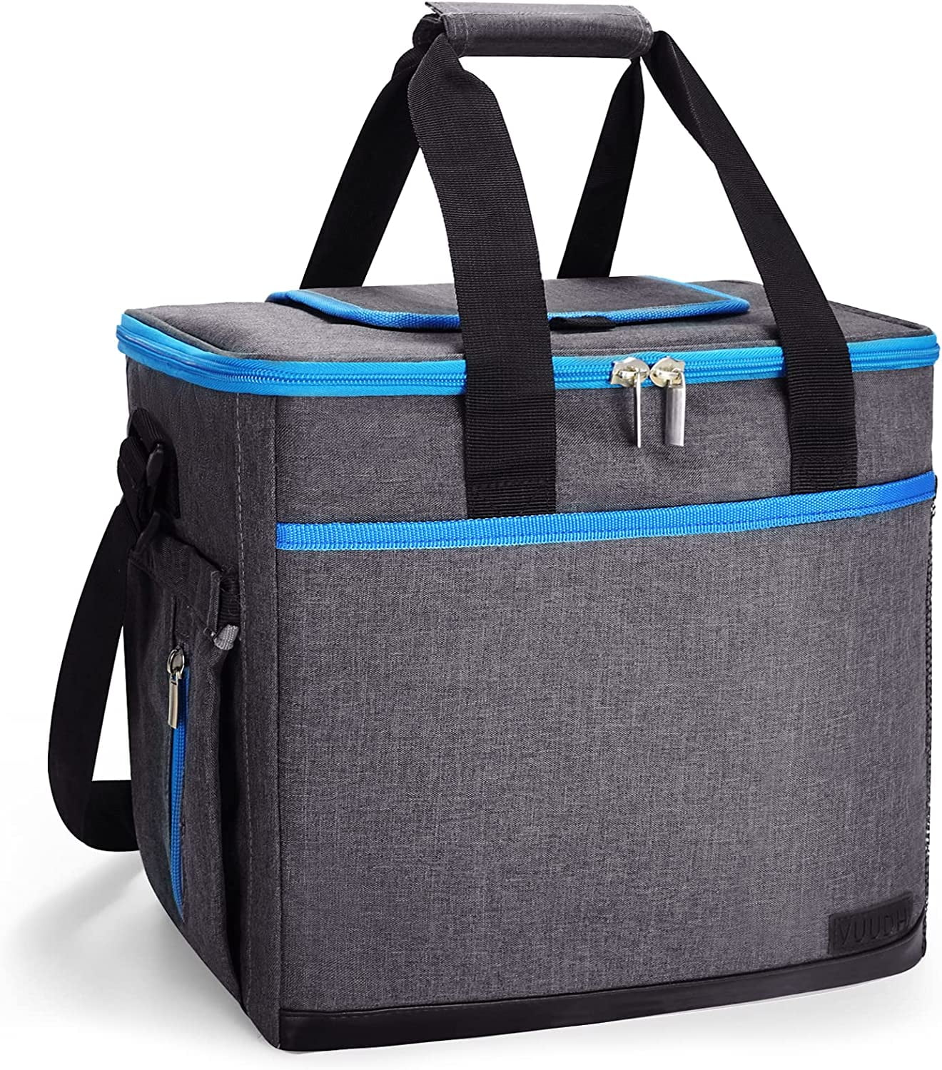 Iknoe Collapsible Insulated Cooler Bag – 8.5L Leakproof Lunch Tote With Multiple Pockets, Medium Black - View #11