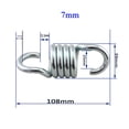 thumbnail image 3 of Mosiee Comfortable And Safe Movement With Coiled Springs In Swing Springs Hangers, 3 of 8