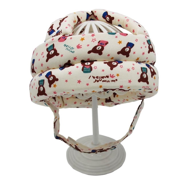 Gorro Anticaída Para Niños Pequeños, Casco De Seguridad Para Bebés De Fácil Limpieza De Tela De Algodón Puro Para Edades De 6 Meses A 3 Años