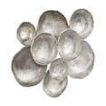 thumbnail image 5 of DecMode Silver Aluminum Metal Plate Wall Decor with Uneven Edges, 5 of 8