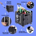 thumbnail image 3 of Carrito utilitario plegable SUBICOO Carrito de mano portátil con ruedas, 3 of 9