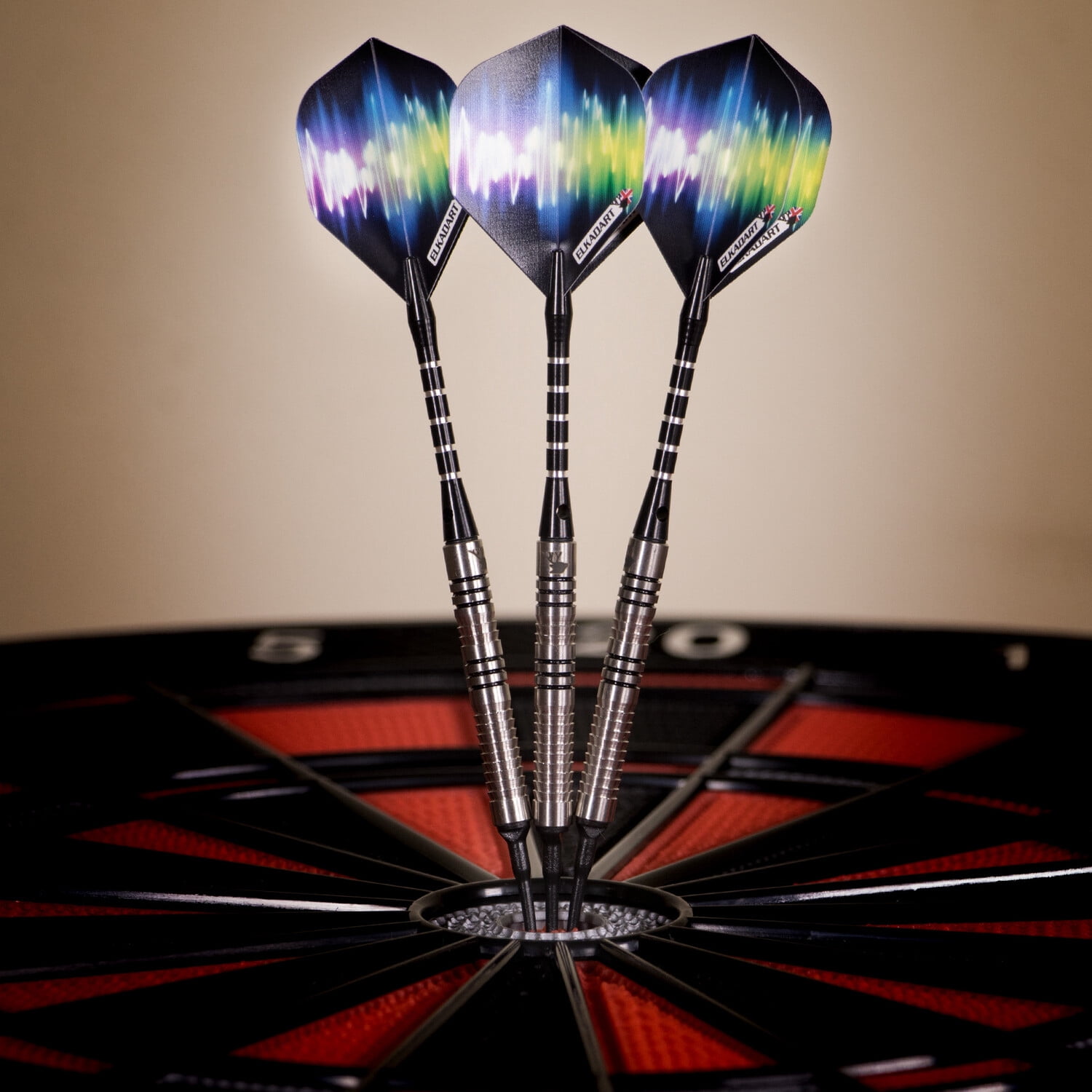 Elkadart Ultra Sonic 80% Tungsten Professional Soft Tip Dart Set, 16 Grams
