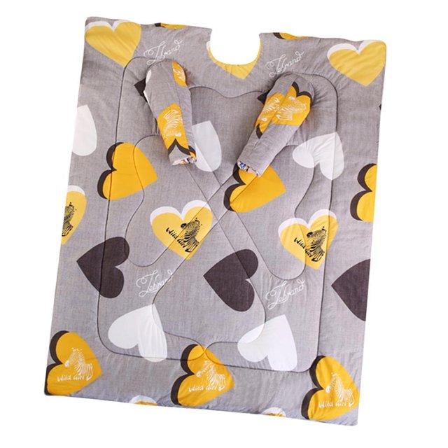 Edredones Perezosos Cálidos de Invierno con Manta Portátil Edredón 150x200cm - Gris con amarillo Yotijar Edredón con mangas