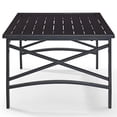 thumbnail image 4 of Afuera Living Coastal Metal Patio Coffee Table in Oil Rubbed Bronze, 4 of 6