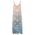 thumbnail image 4 of Mermaid Fish Scales Design Sleeveless Dress Woman Fashion Long Dresses Women's Summer Suit Dress 2025, 4 of 7