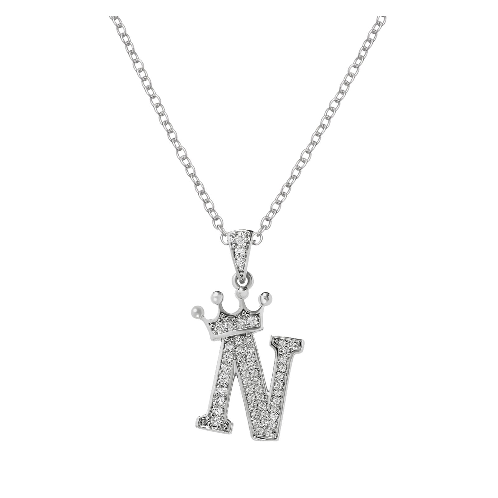 New Fine 18K White Gold Necklace  Perfect Box Elegant Chain Necklace 17.7"L 