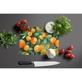 thumbnail image 2 of Florida Orange Blossom in Watercolor Glass Cutting Board Large 12 in x 15 in, 2 of 5