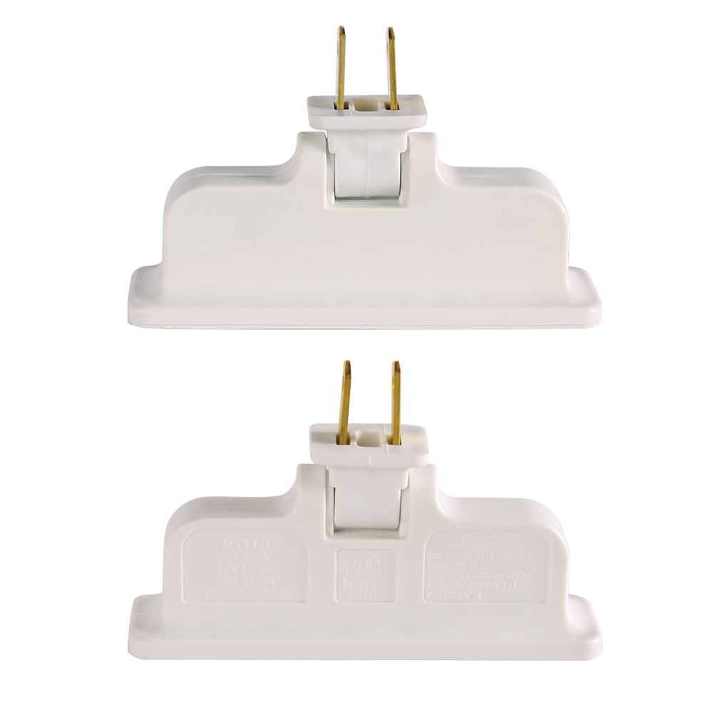 Hyper Tough 3 Outlet Swivel Adapter White, for Indoor Use Only