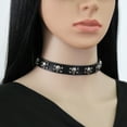 thumbnail image 3 of Gothic Style Adjustable Necklace Collar Edgy Metal, 3 of 16