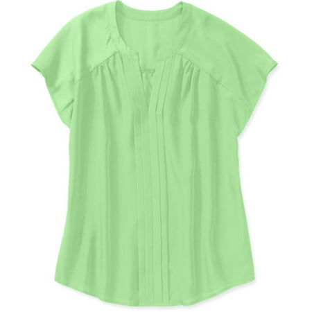 Bella Bird Women's Pleat Front Blouse