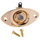 thumbnail image 2 of Reemplazo de enchufe dorado ovalado de 1/4 para accesorios de guitarra Yuyangstore Placa ovalada de guitarra, 2 of 7