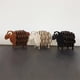 thumbnail image 2 of Posavasos de Madera con Forma de Oveja en 3D, Juego de Posavasos Divertidos con Forma de Oveja, Posavasos con Forma de Animal , Color Marrón Oscuro, 2 of 5