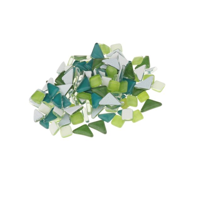 Bright Mosaic Tiles Assorted Craft Mosaic Tiles Glass Pieces Stones Green