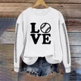 thumbnail image 1 of EQWLJWE Chemises à Manches Longues pour Femmes Décontractées en Solde, Chemises d'Été pour Femmes 2024 Tendance Vacances, Sweat à Capuche Imprimé Col Rond Automne pour Femmes, 1 of 4