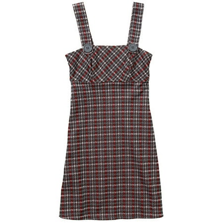 Juniors Plaid Jumper