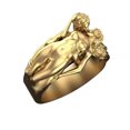 thumbnail image 1 of Anillos para mujer, regalos para mujer, regalo de San Valentín, anillos para pareja para hombre y mujer, anillo de aleación de serie exagerada., 1 of 3