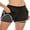 Black, variant on FANNYC YOGA Shorts Quick-Dry Loose Running Shorts Women Sports Workout Shorts Gym Athletic Shorts Double Deck Trousers With Pockets