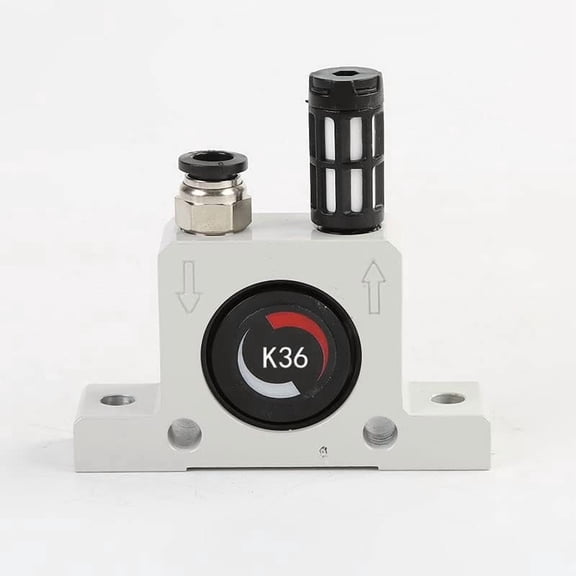 K36 3/8in Thread Pneumatic Vibrator Power Concrete Vibrator Ball Type Aluminum Alloy Air Turbine Oscillato