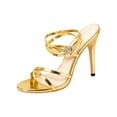 thumbnail image 2 of Strappy High Heels Open Toe Slingback Sandals for Women, Dressy Comfortable Fashion With Heel Summer Hallux Valgus High Heels Shoes, Prom Party Wedding, 2 of 7